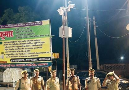 Cameras installed in this district to monitor accidents