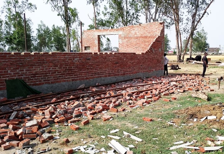 Storm and rain wreak havoc...crops wet, power cut