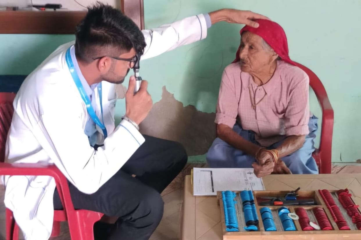 38 people donated blood, 116 got health checkup done