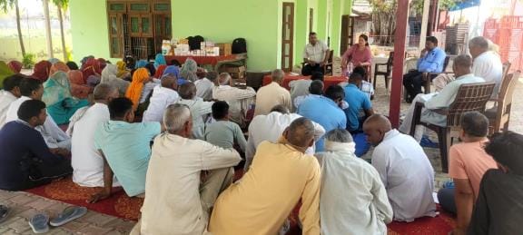 Information given to cattle keepers about maintenance of animals in summer