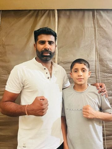 The passion for boxing got him a place in the National Championship at the age of 13