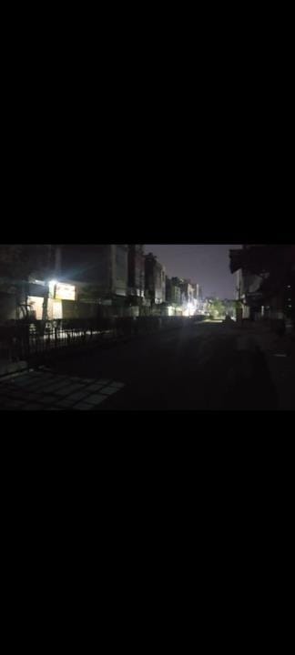 Darkness has eclipsed the security of the city... Street lights in the main market are off, risk of theft increases