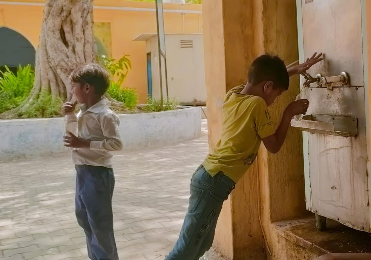 Water and toilet facilities are fine but primary schools lack playgrounds