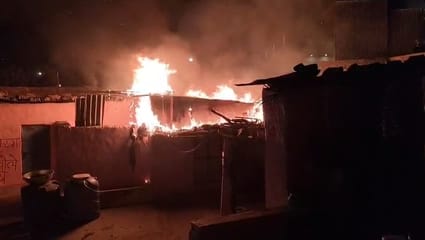 Ajmer News: Fireworks done at a wedding ceremony turned into fire, loss of lakhs due to the terrible fire