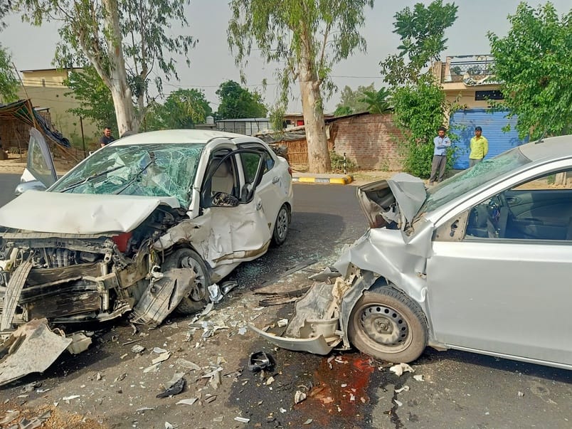 Fierce collision between two cars in Diyara, seven injured