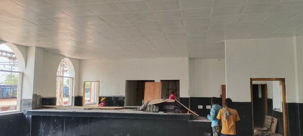 Ticket counter will start in new railway building in May