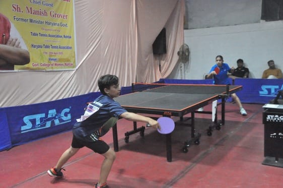 Prithoki Chakraborty won the title in table tennis championship