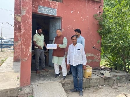 Only two out of seven tubewells of Jal Ghar were found in working condition, Mayor got angry