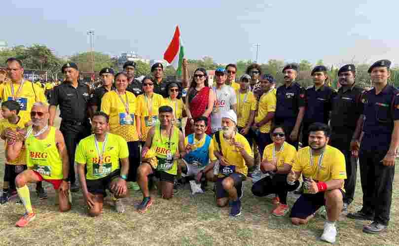 BRG runners ran in Delhi Soldierathon