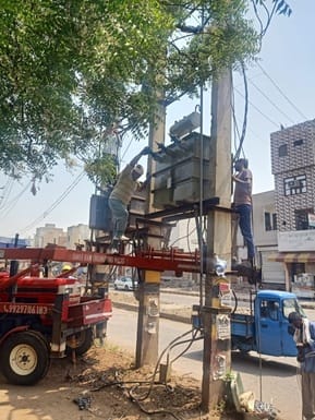 Due to repair work, electricity was cut off in five thousand houses in City-1 for six hours