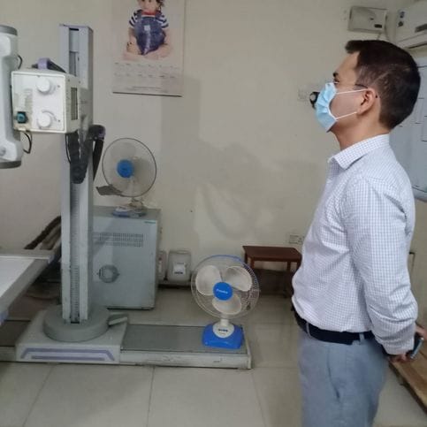 ADC inspected X-ray machine, ECG unit