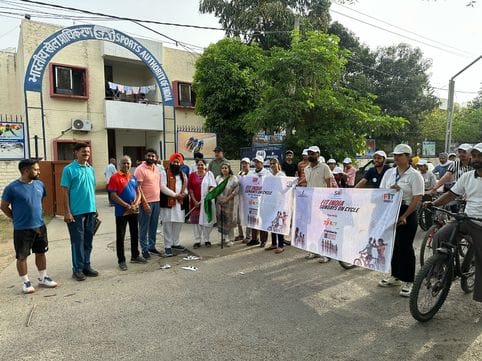 Cycle rally organised under Sai's Fit India Fitness Campaign