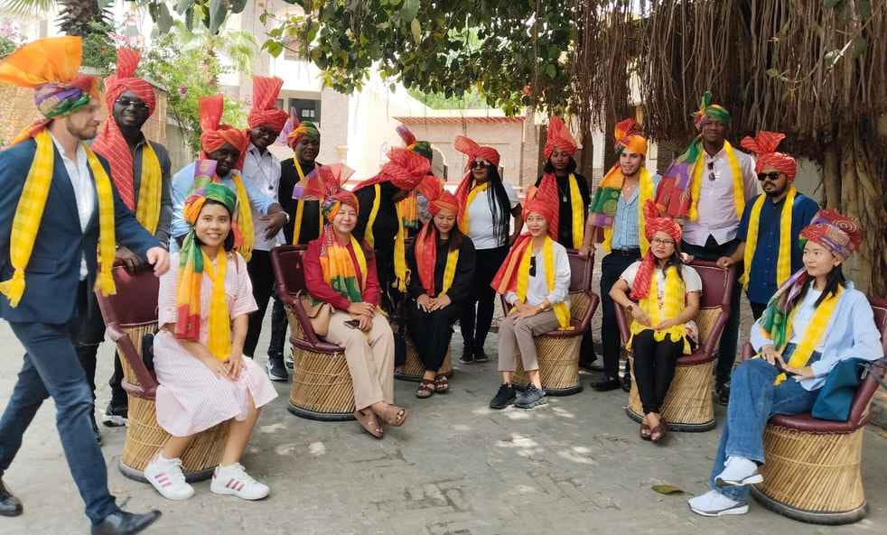 Foreign guests were impressed by Haryanvi culture