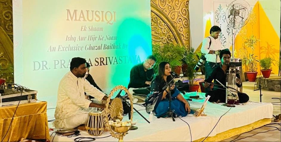A gathering of ghazals decorated with music