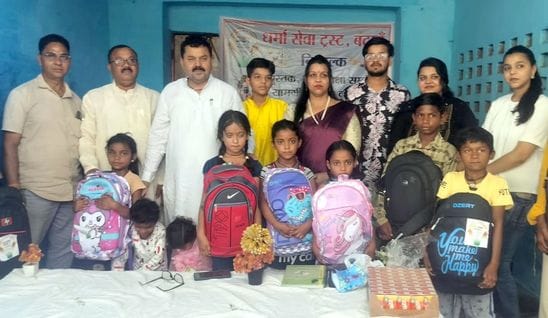 Dharma Seva Trust will bear the cost of education of children of leprosy patients