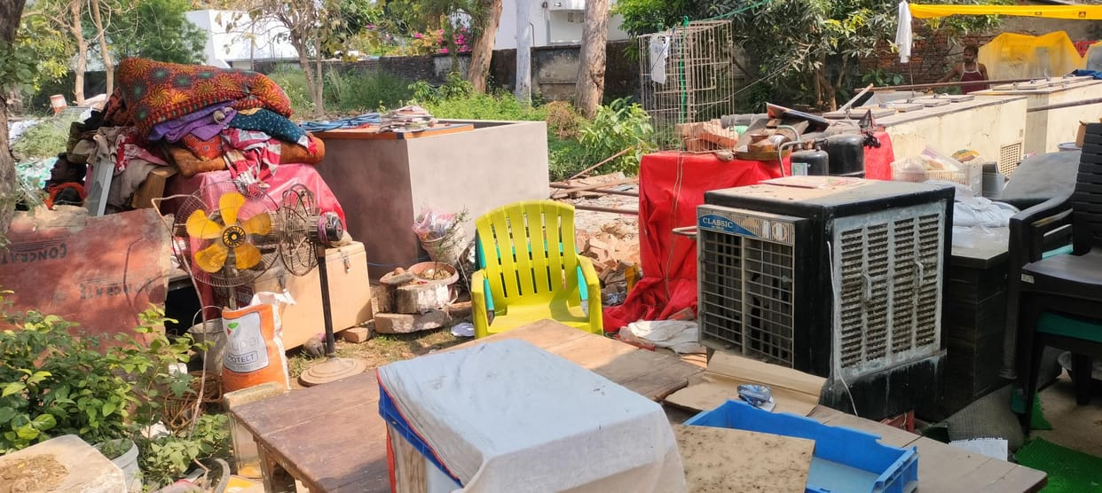 There was hope to save the home till the end, now the debris is being removed