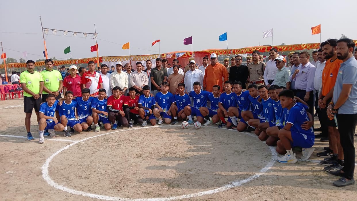 On the first day, teams from Manipur, Telangana, Gujarat and Jharkhand hoisted their flags