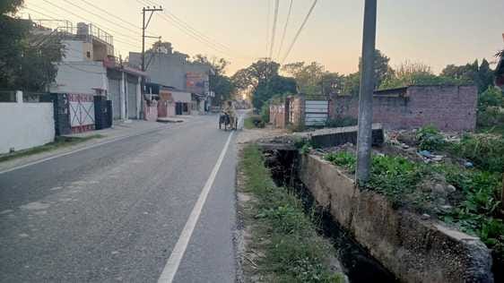 Drains on the roadside are inviting accidents