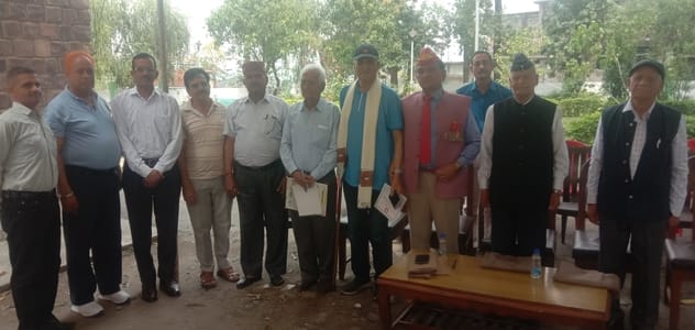 Colonel Rana elected chairman of Ex Servicemen League Nagrota Surian