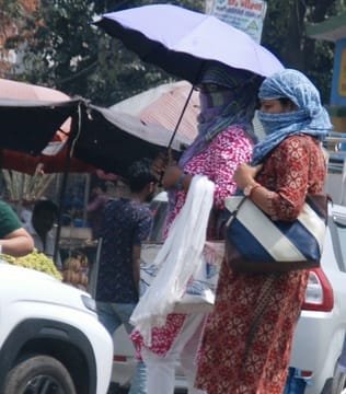 Heatwaves started with the heat, temperature reached 38 degrees