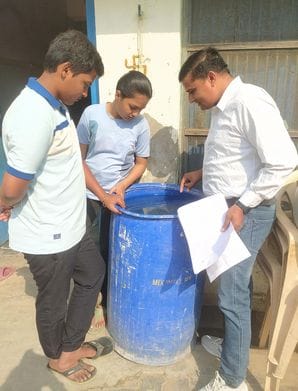 Awareness about malaria created by going door to door