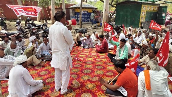 Rural sanitation workers stage protest, demand for release of pending salary