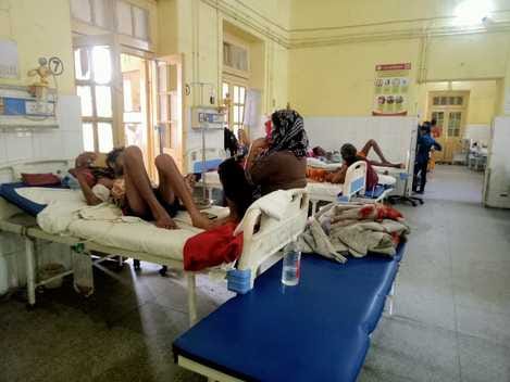 Two people died of heart attack, 10 patients admitted with heat stroke