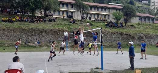 Chamba and Chhatradi won in volleyball