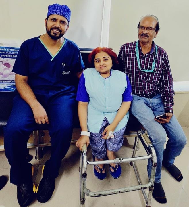 Kidney stone removed from a woman suffering from brittle bone disease