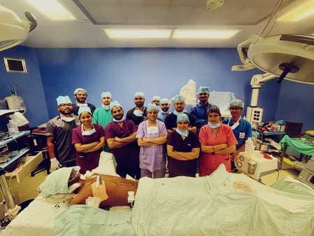 rare surgery in KGMU trauama centre