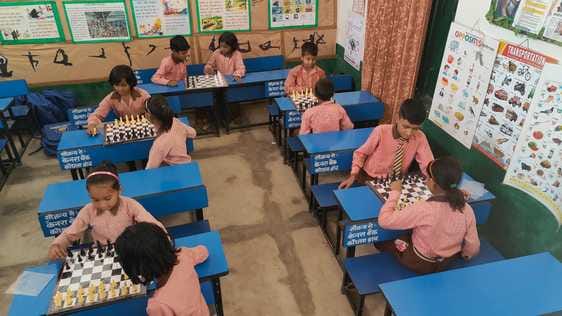 Himanshi, Samarjit and Saddam became winners of chess