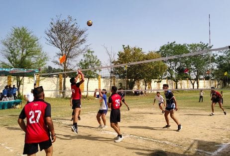 ITI Mehtpur defeated Bangana in volleyball match