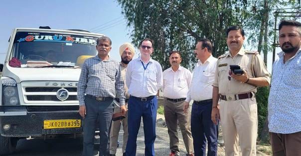 jammu, police, traffice, chalan
