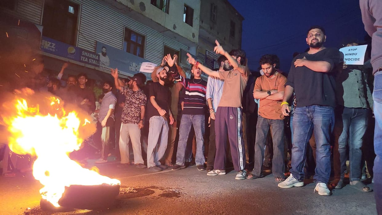 Protest in Doda