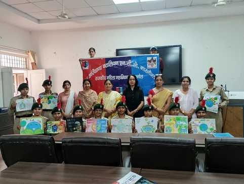 NCC cadet Isha first in poster competition