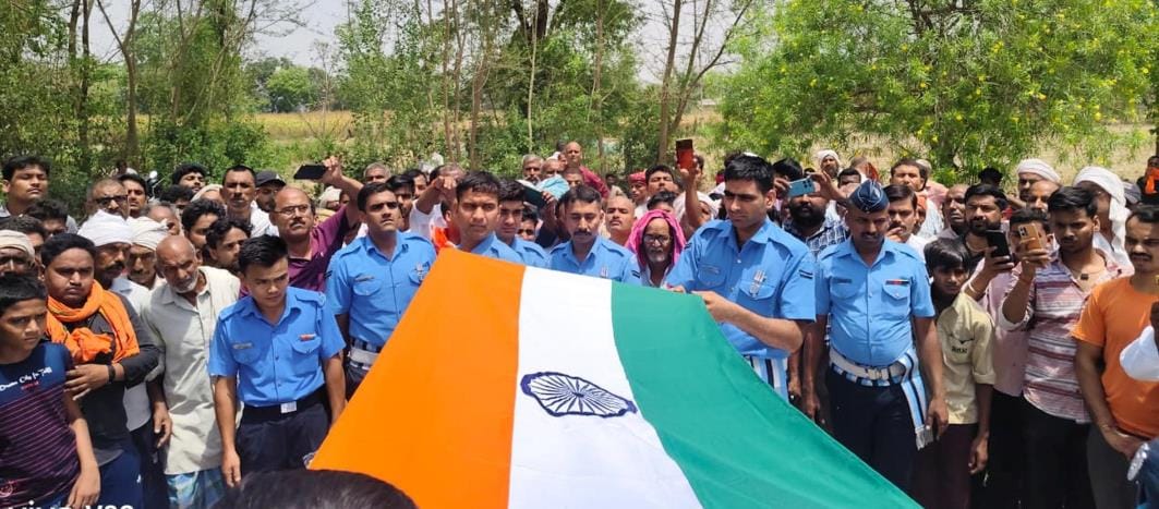 The dead body of the soldier reached the village, every eye became moist