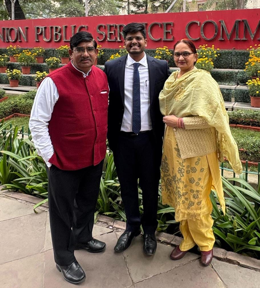 Dheeraj Kumar Panghal achieved success in the seventh attempt by securing 774th rank