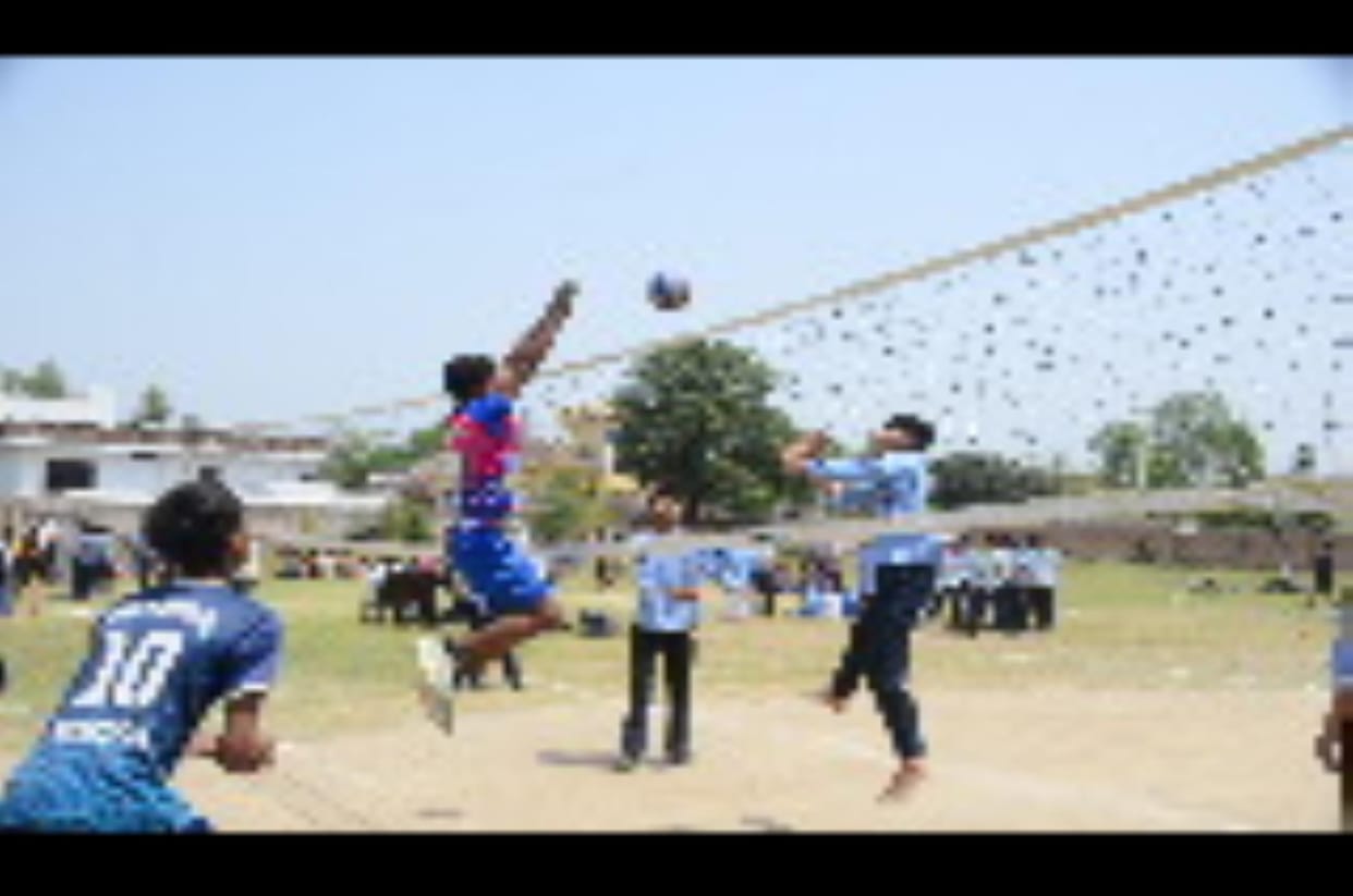 High School Nagari Parol defeated Army Public School Janglot in volleyball