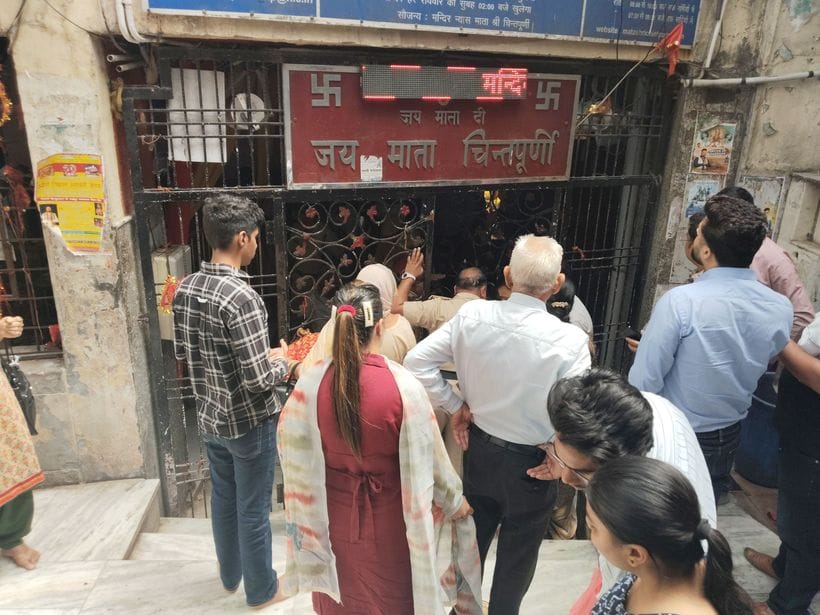 The lift of Chintapurni temple is not working, elderly and disabled people are facing problem