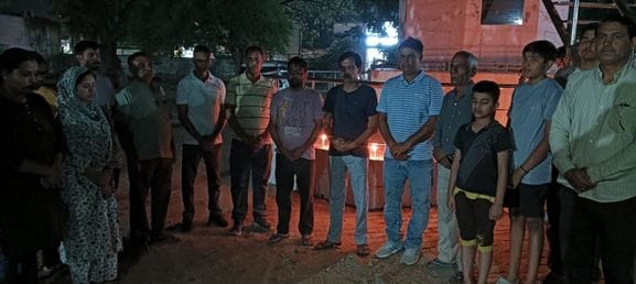 Tribute was paid by holding condolence meetings and candle marches