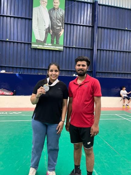 Badminton player Jyoti won silver medal in Khelo India Para GamesBadminton player Jyoti won silver medal in Khelo India Para Games