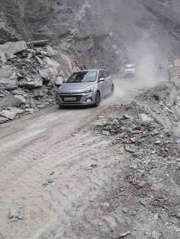 Debris fell from the hill near Nesang swing, NH-5 remained closed for 15 hours