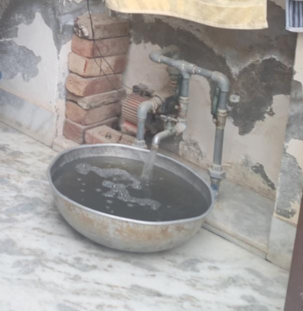 Clean water is only in slogan, in reality we get stinking water