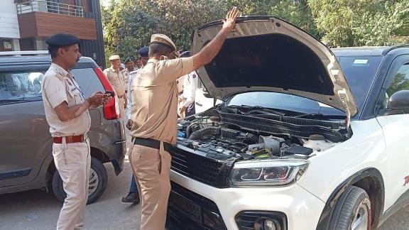 Alert in Bhiwani after Pahalgam terror attack, vehicle fitted with black film and police siren confiscated