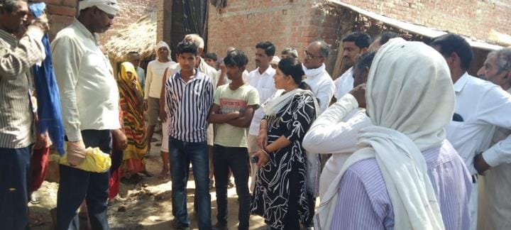 Children set fire while playing, hut burnt down