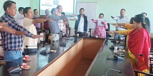 Panchayat representatives took oath of cleanliness