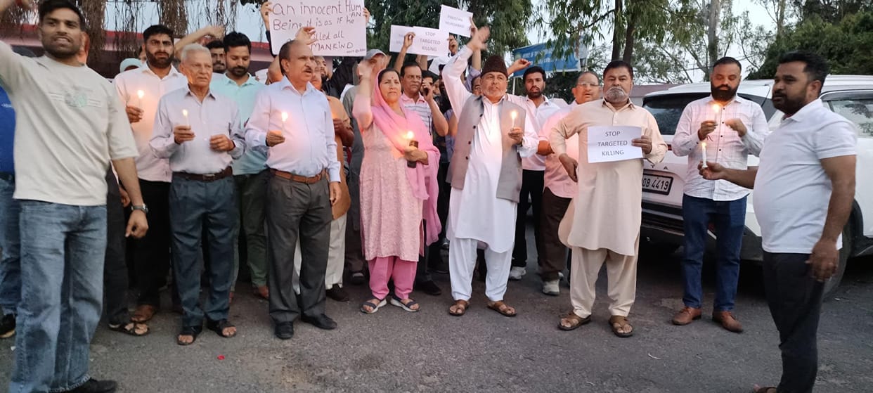 Candle March in Reasi