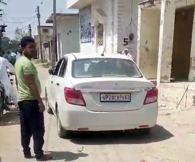 The relatives forcibly took the newlywed bride in the car