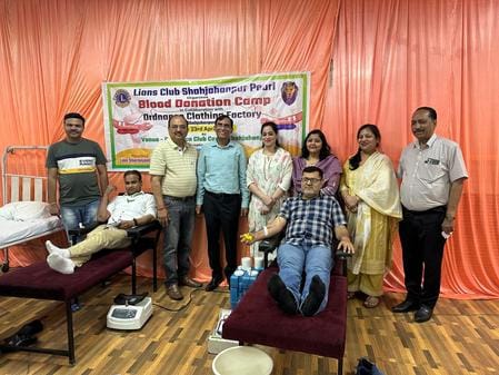 26 people earned virtue by donating blood at Ordnance Club