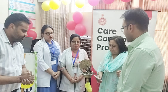 After discharge from the hospital, the attendants will get training on how to take care of the patient at home
